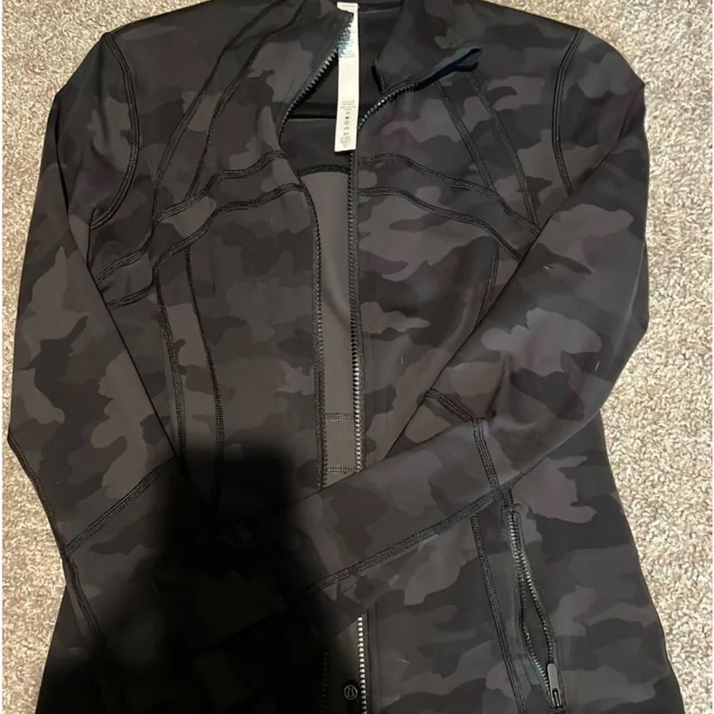 Lululemon Define Jacket Nulu 8 Heritage 365 Camo Deep Coal Multi